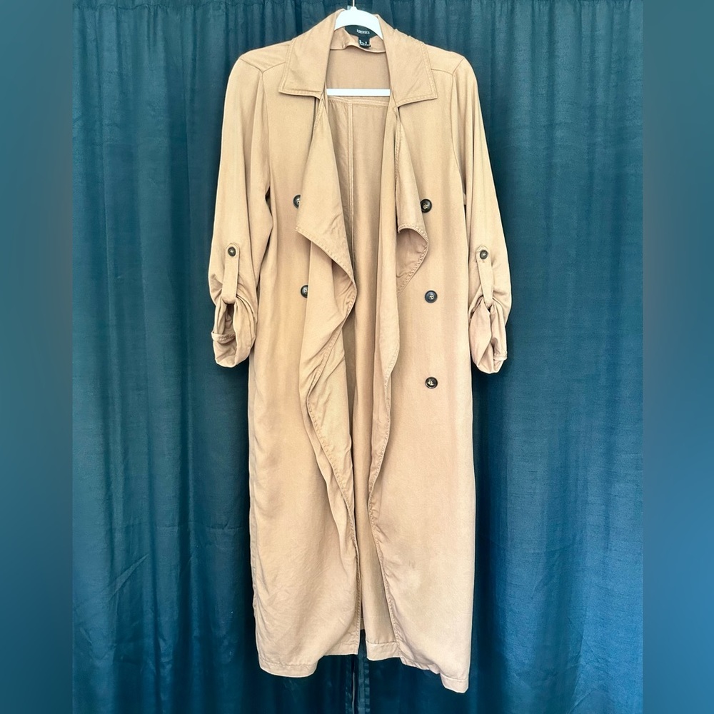 Slouchy Trench Coat Brown/Tan